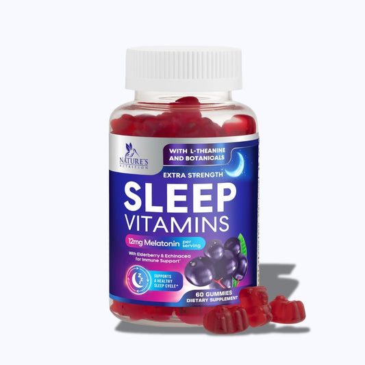 Sleep Vitamins Melatonina de 12mg- 60 Gomitas