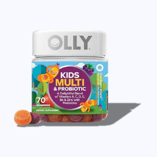 Olly Kids Multivitaminico y Probiotico 70 Gomitas